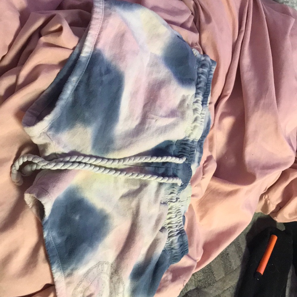 Tie dye shorts